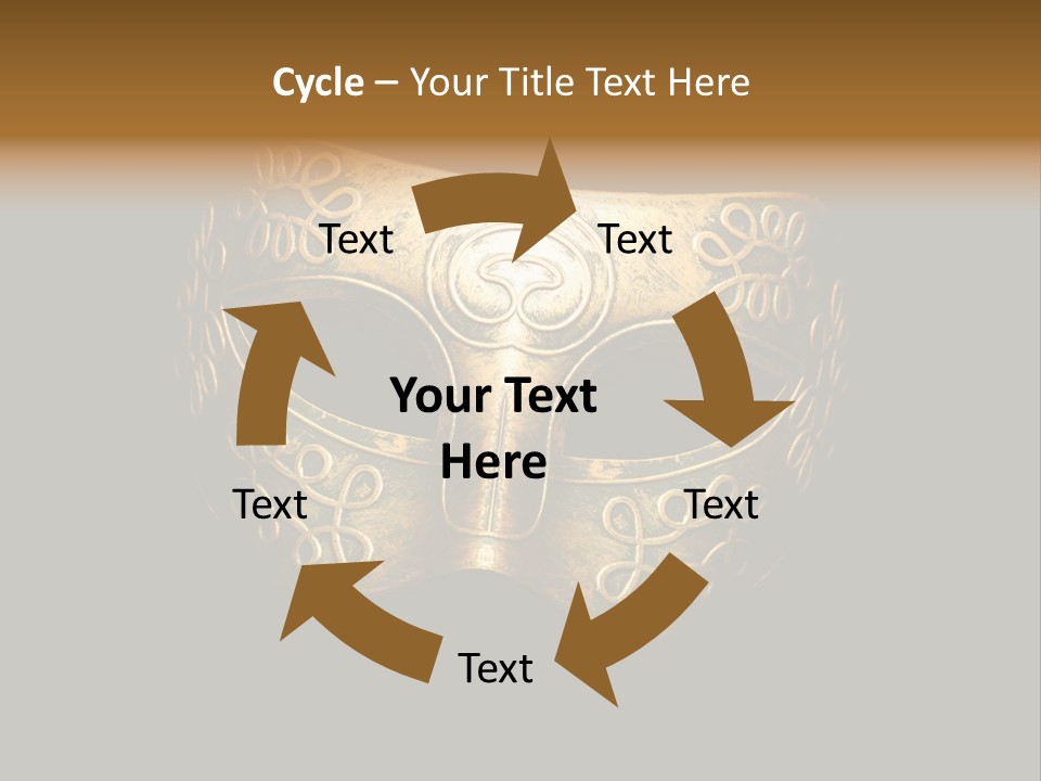 Stage Venetian Costume PowerPoint Template