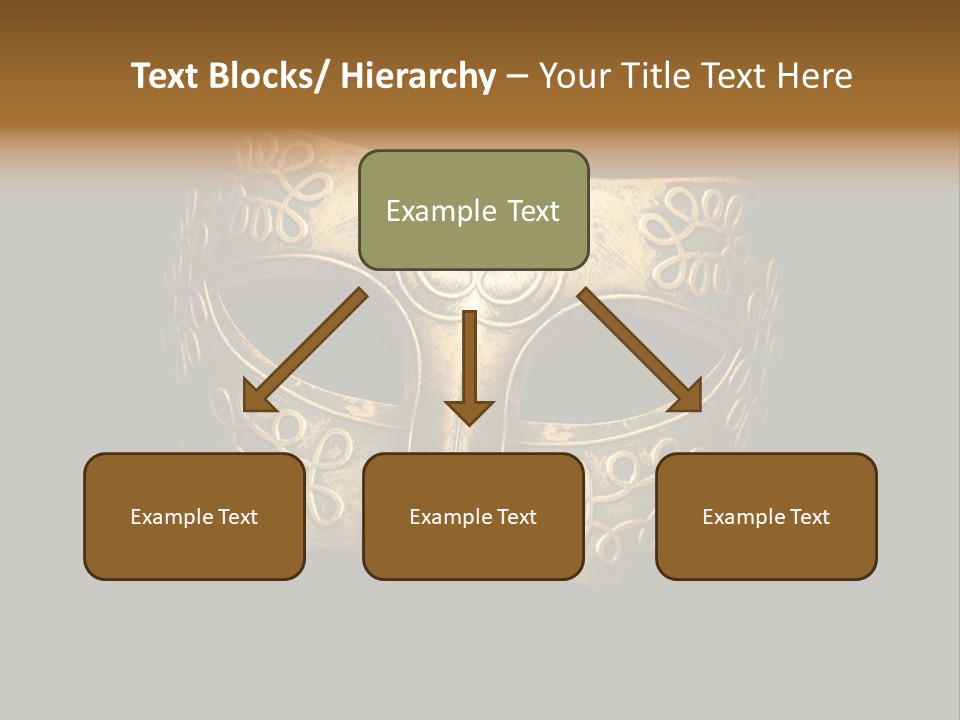 Stage Venetian Costume PowerPoint Template