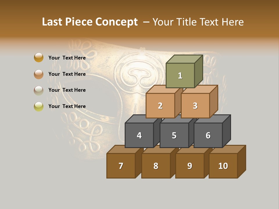 Stage Venetian Costume PowerPoint Template