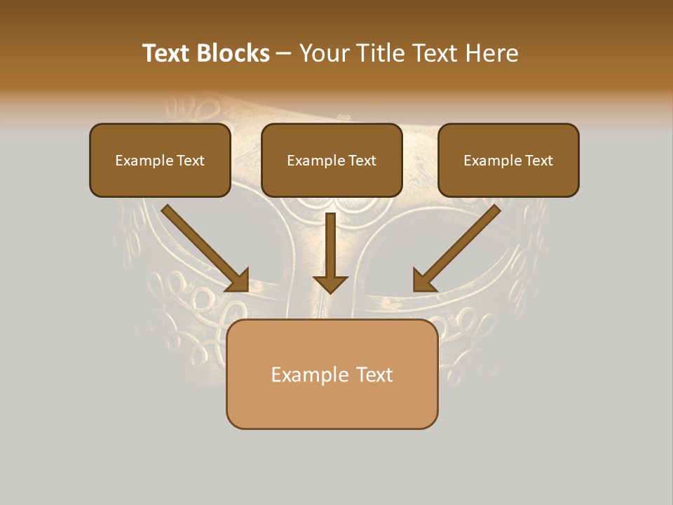 Stage Venetian Costume PowerPoint Template