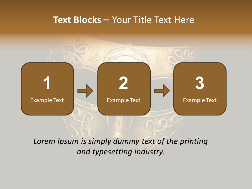 Stage Venetian Costume PowerPoint Template