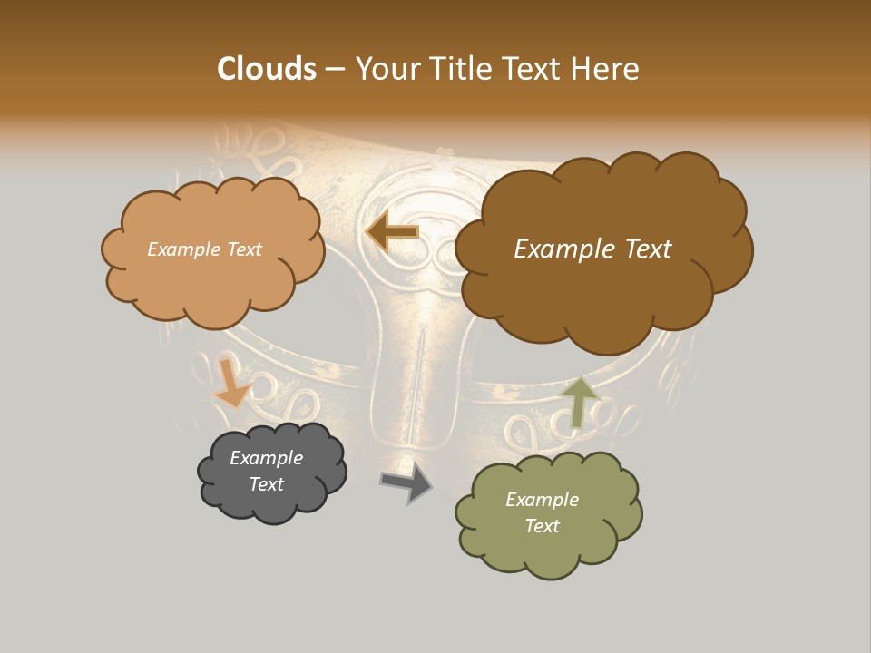 Stage Venetian Costume PowerPoint Template