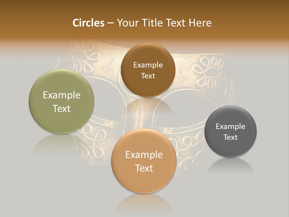 Stage Venetian Costume PowerPoint Template