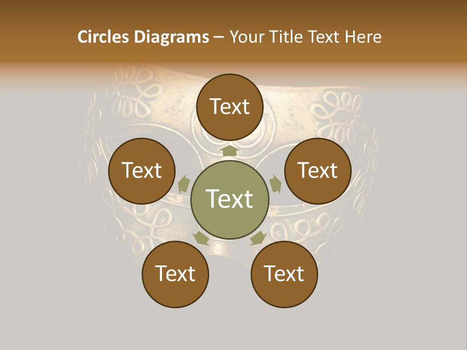 Stage Venetian Costume PowerPoint Template