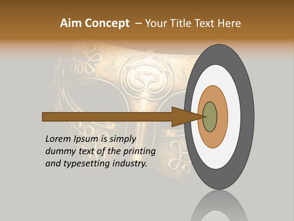 Stage Venetian Costume PowerPoint Template