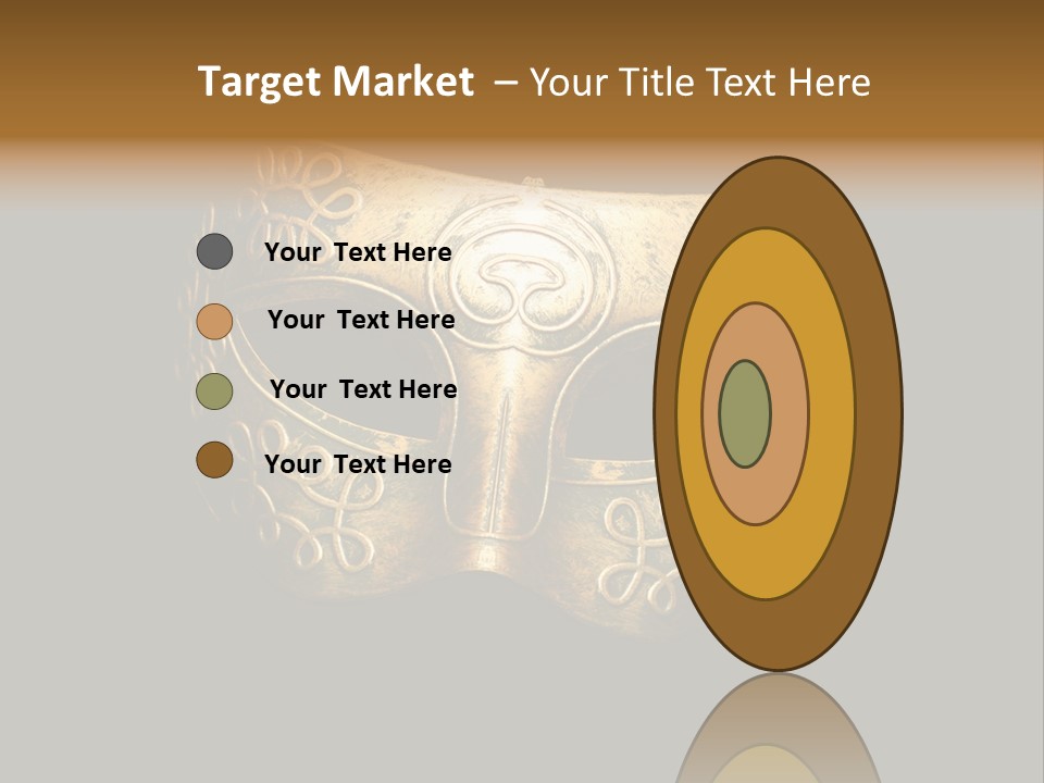 Stage Venetian Costume PowerPoint Template