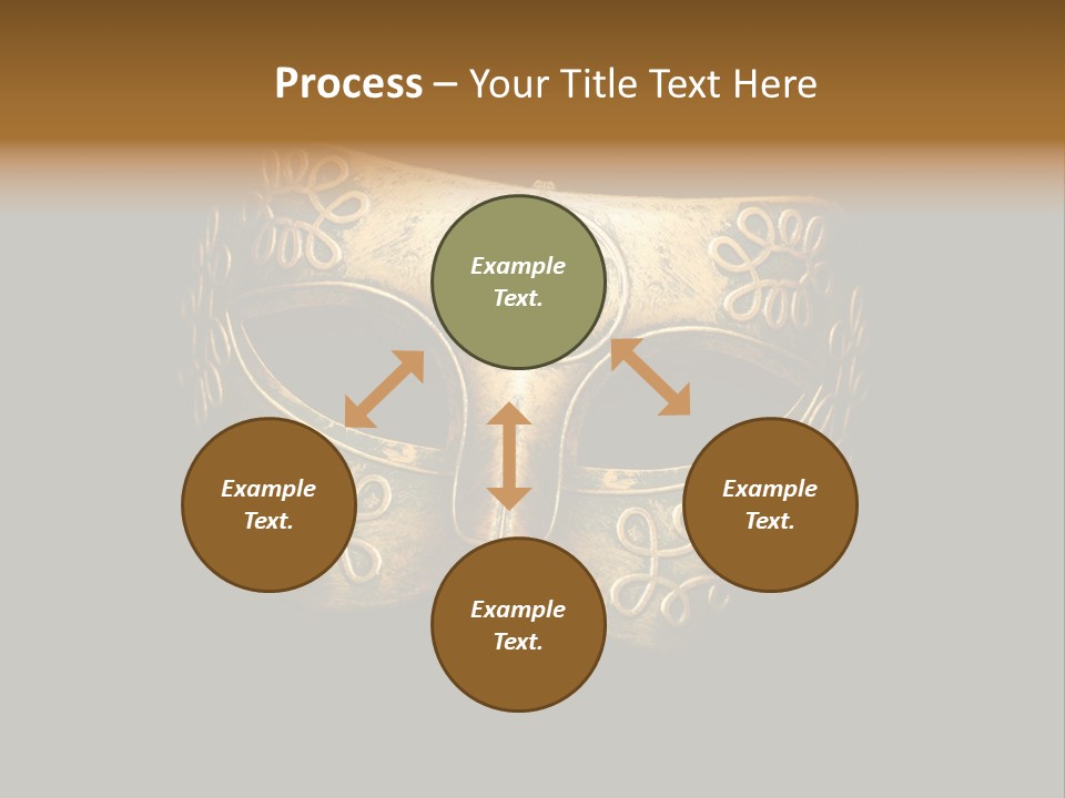 Stage Venetian Costume PowerPoint Template