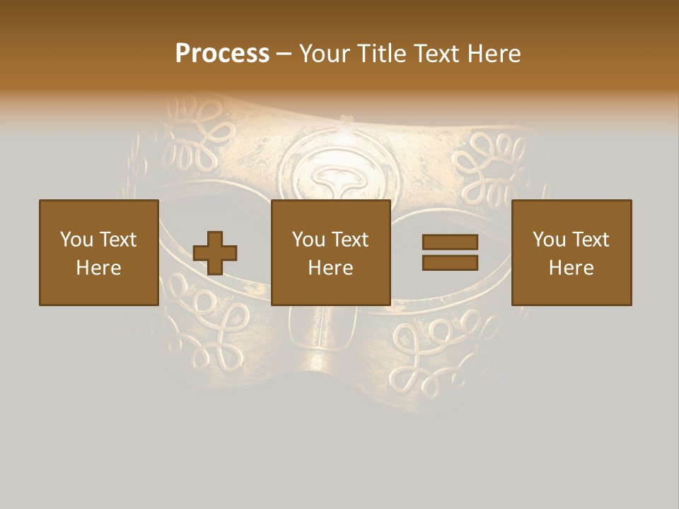 Stage Venetian Costume PowerPoint Template