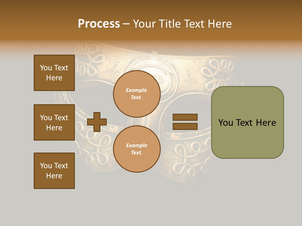 Stage Venetian Costume PowerPoint Template