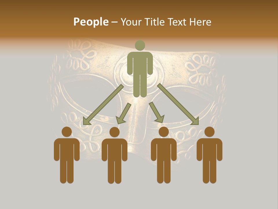 Stage Venetian Costume PowerPoint Template