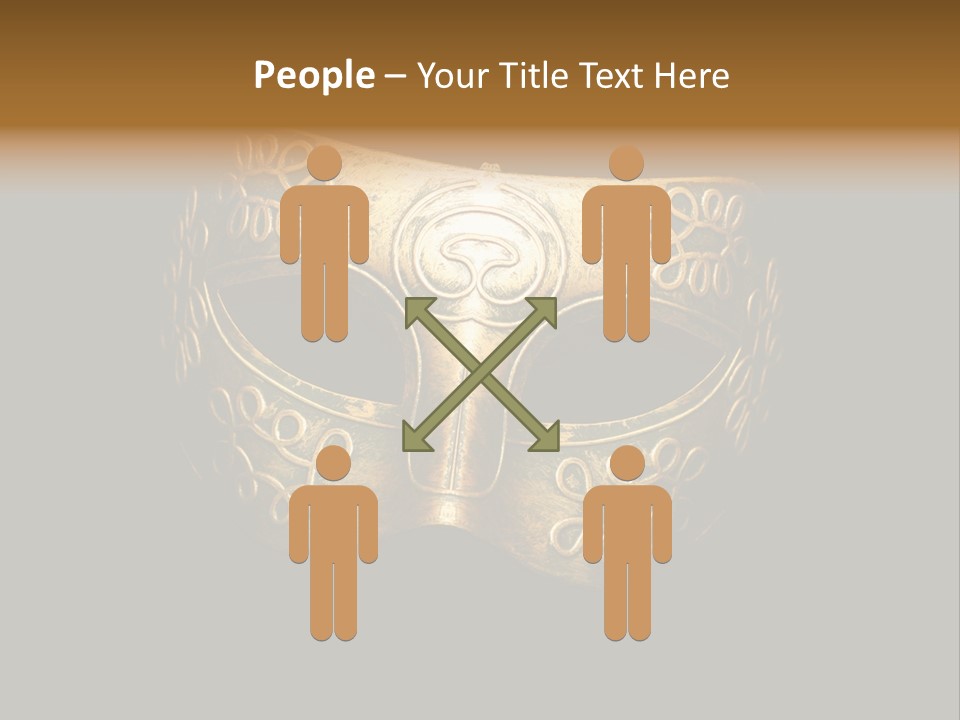 Stage Venetian Costume PowerPoint Template