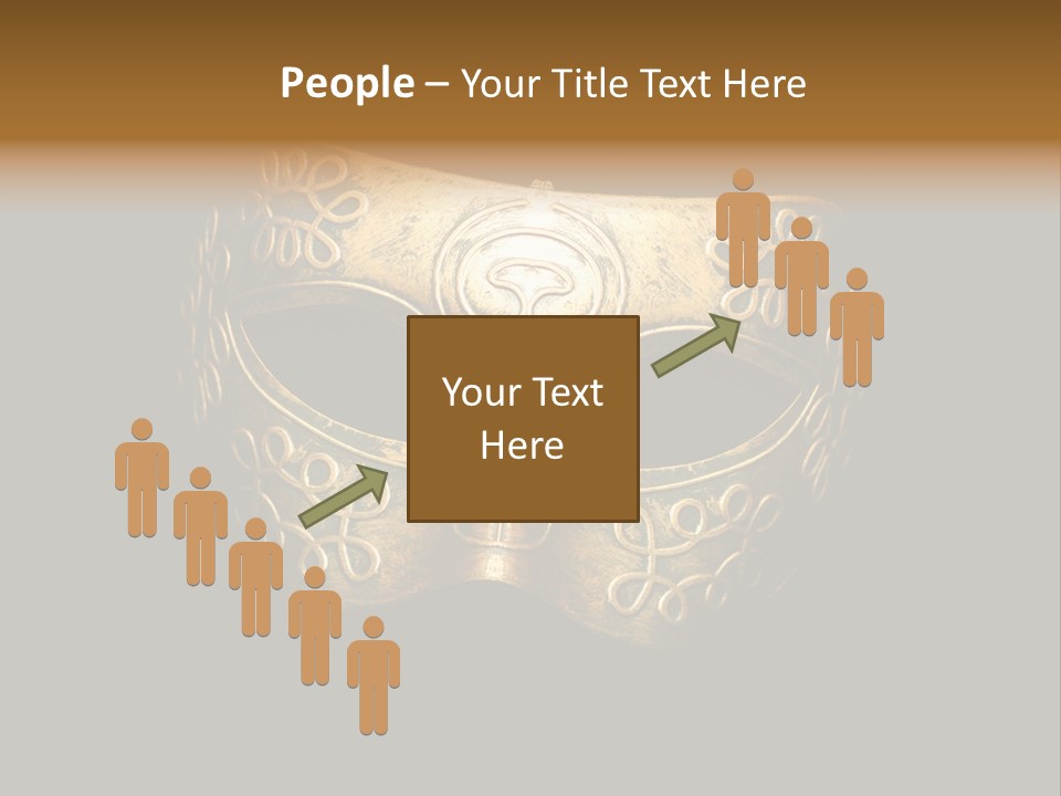 Stage Venetian Costume PowerPoint Template