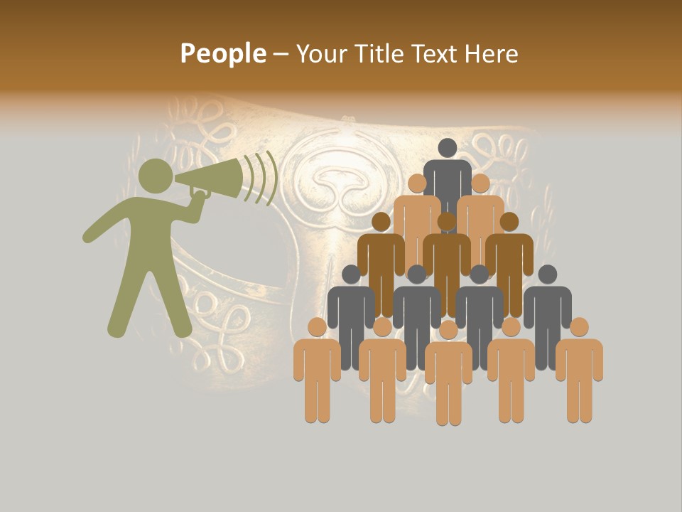 Stage Venetian Costume PowerPoint Template