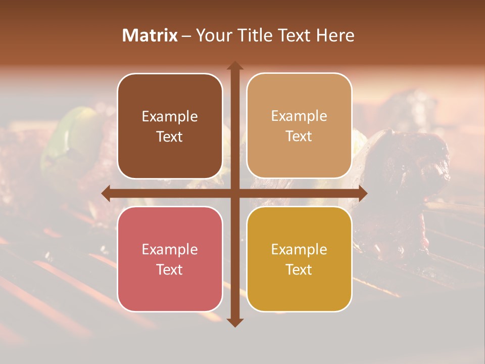 Hot Shish Dark PowerPoint Template