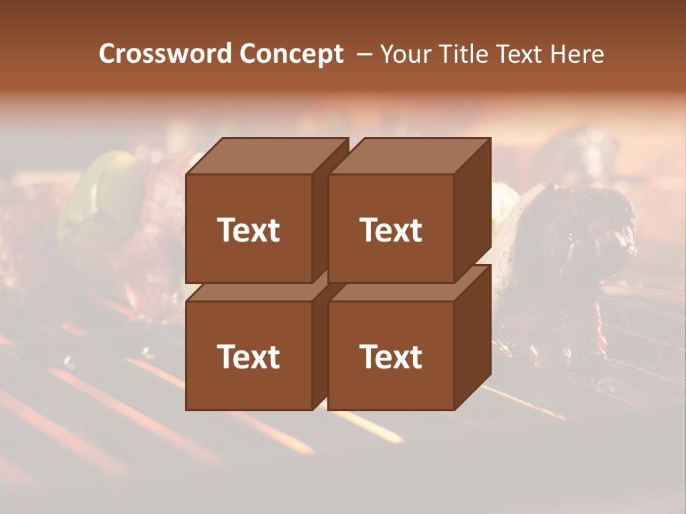 Hot Shish Dark PowerPoint Template