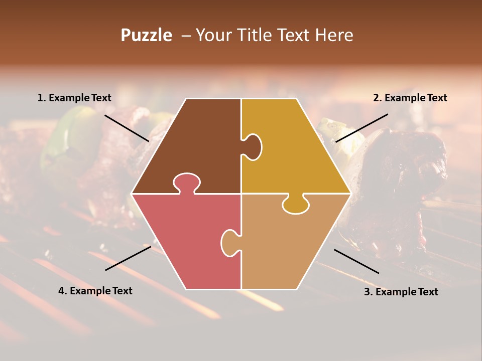 Hot Shish Dark PowerPoint Template