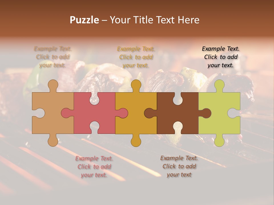 Hot Shish Dark PowerPoint Template