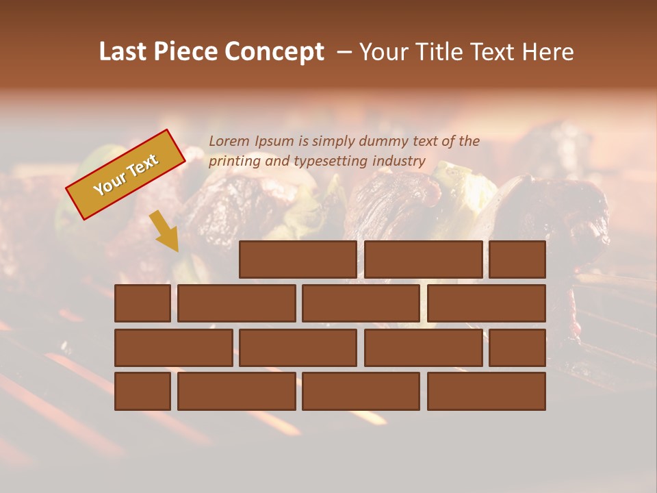 Hot Shish Dark PowerPoint Template