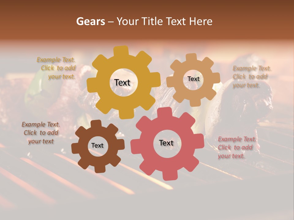 Hot Shish Dark PowerPoint Template