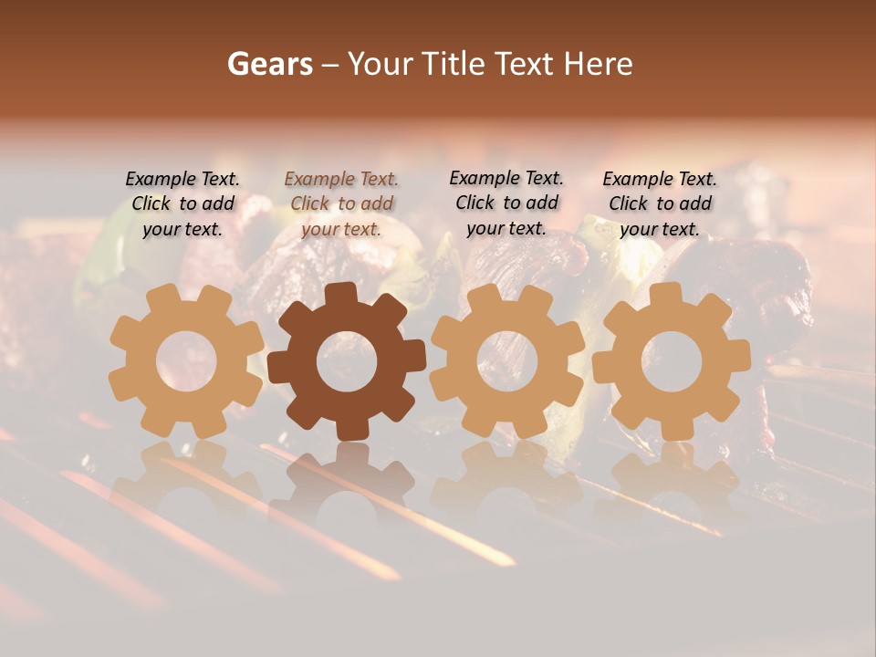 Hot Shish Dark PowerPoint Template