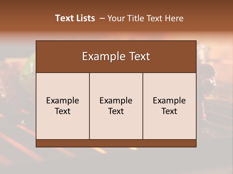 Hot Shish Dark PowerPoint Template