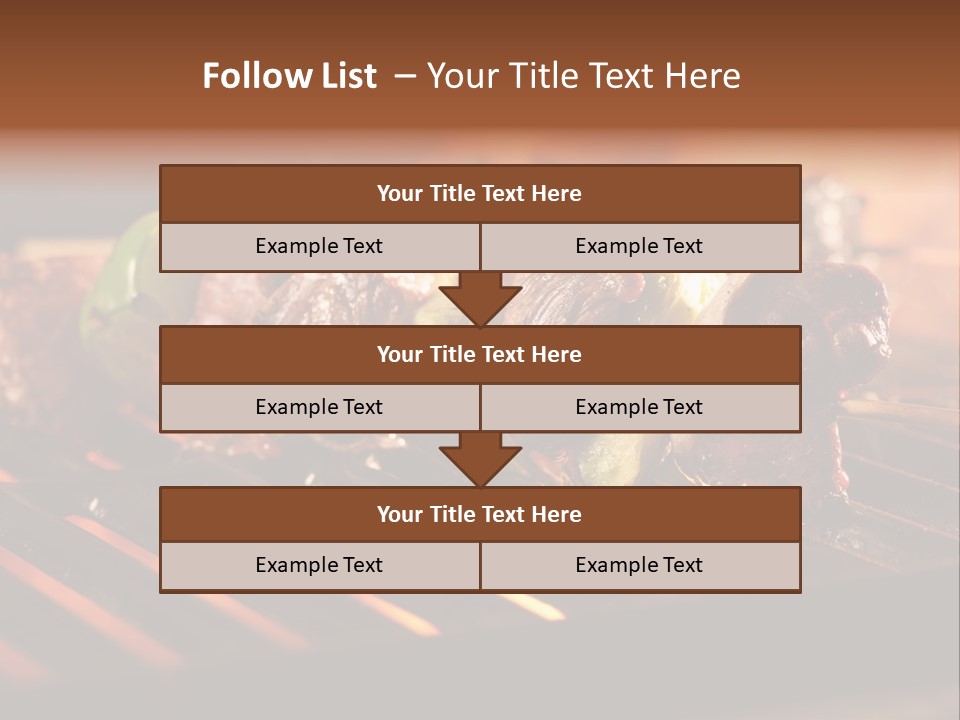 Hot Shish Dark PowerPoint Template