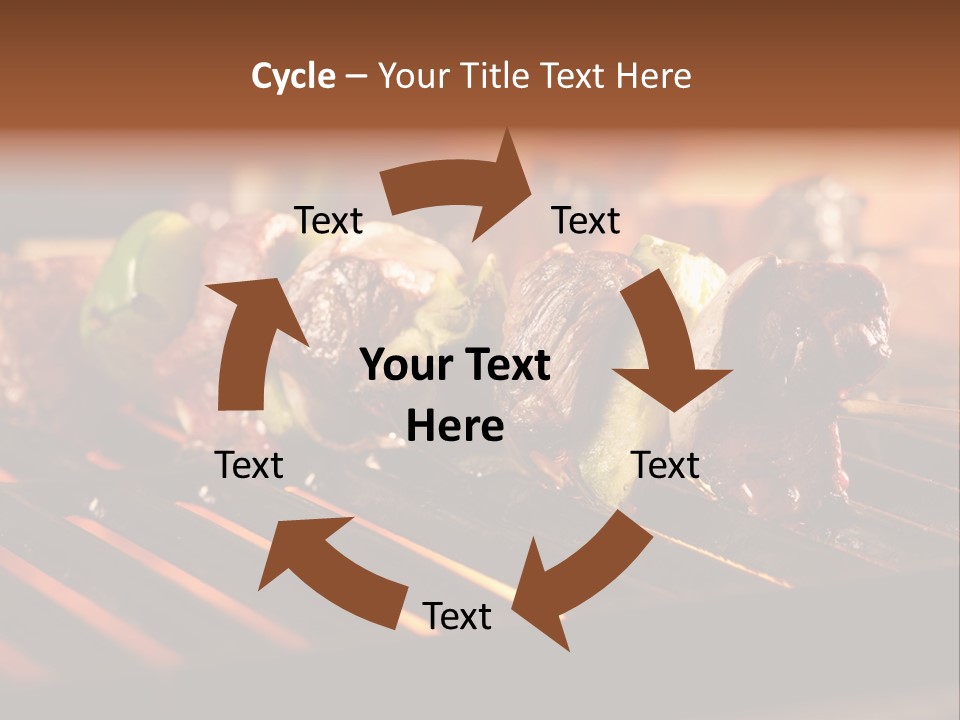 Hot Shish Dark PowerPoint Template