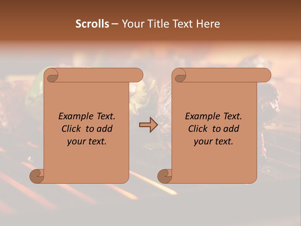 Hot Shish Dark PowerPoint Template