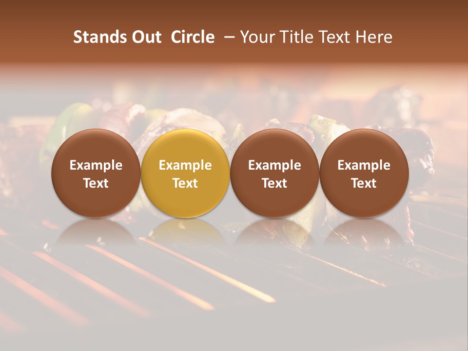 Hot Shish Dark PowerPoint Template