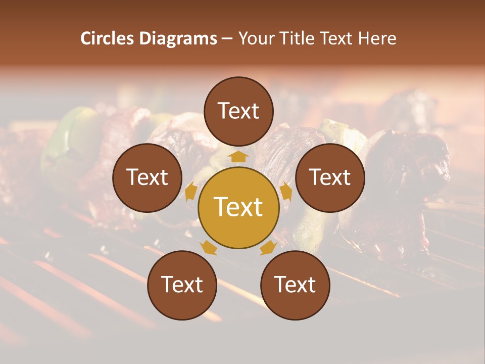 Hot Shish Dark PowerPoint Template