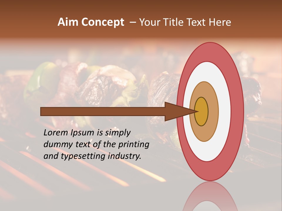 Hot Shish Dark PowerPoint Template