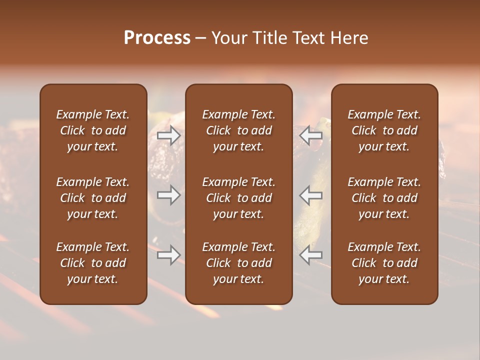 Hot Shish Dark PowerPoint Template