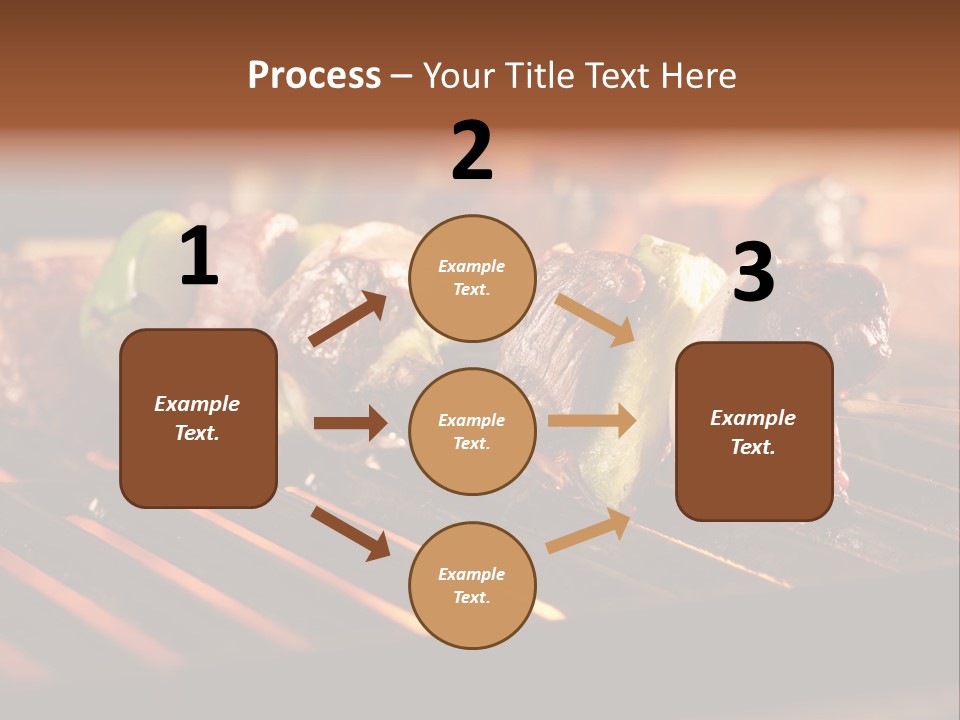 Hot Shish Dark PowerPoint Template