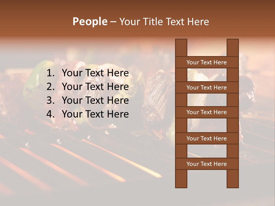 Hot Shish Dark PowerPoint Template