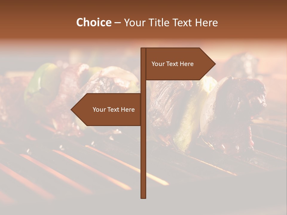 Hot Shish Dark PowerPoint Template