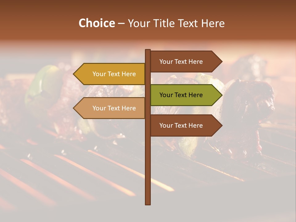 Hot Shish Dark PowerPoint Template
