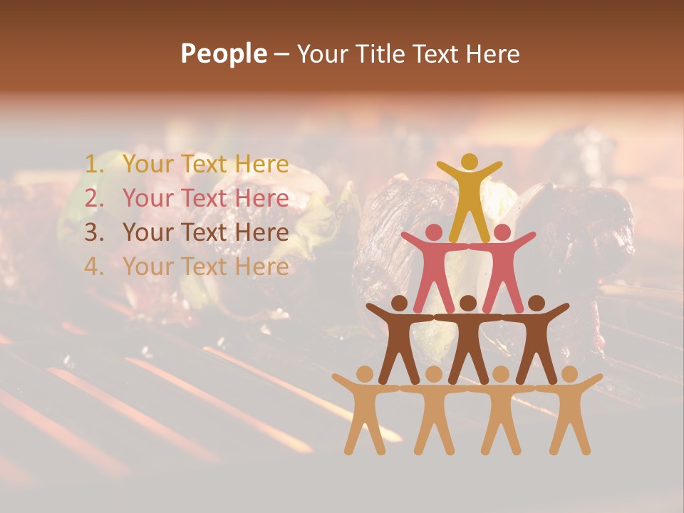 Hot Shish Dark PowerPoint Template