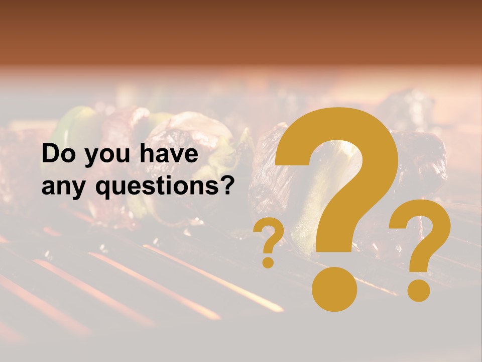 Hot Shish Dark PowerPoint Template