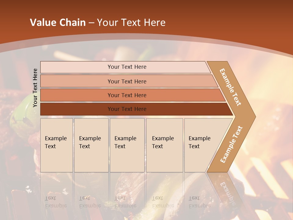 Flame Meat Barbequing PowerPoint Template
