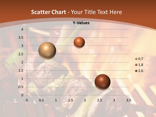 Flame Meat Barbequing PowerPoint Template