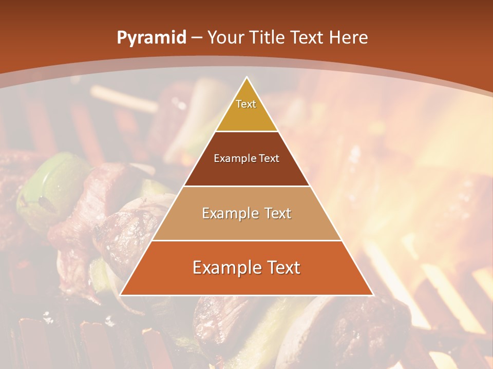 Flame Meat Barbequing PowerPoint Template