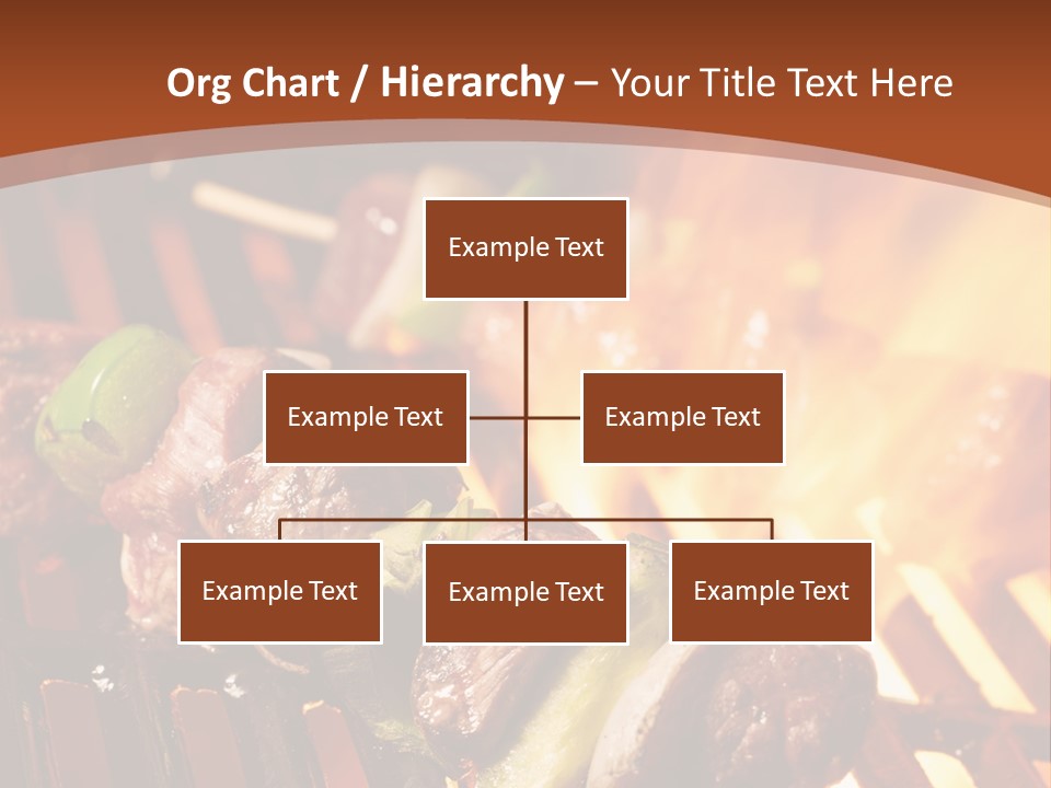 Flame Meat Barbequing PowerPoint Template