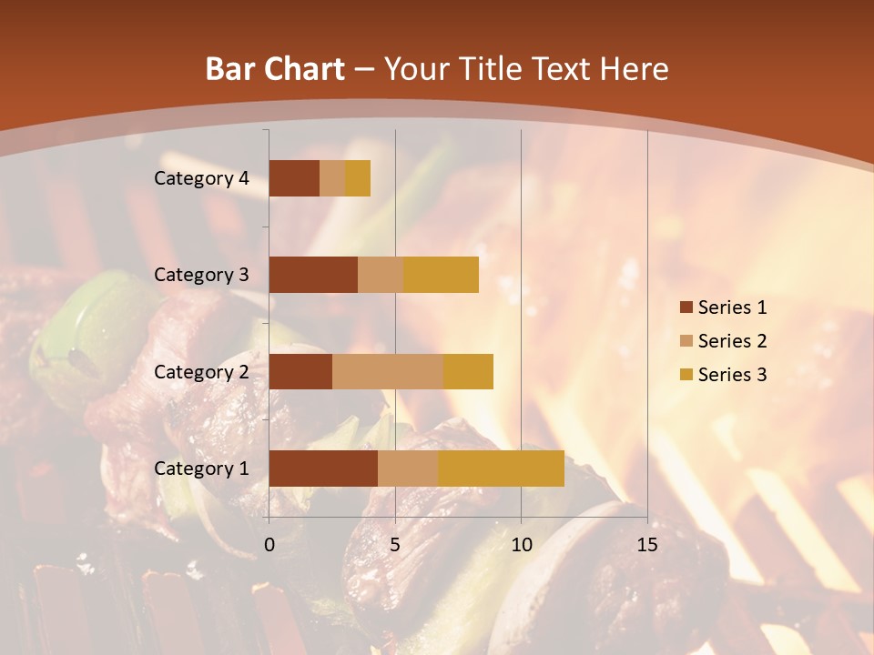 Flame Meat Barbequing PowerPoint Template