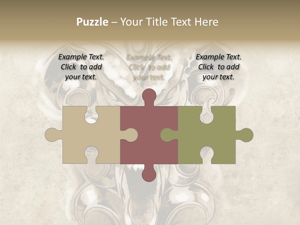 Smile Traditional Decorative PowerPoint Template