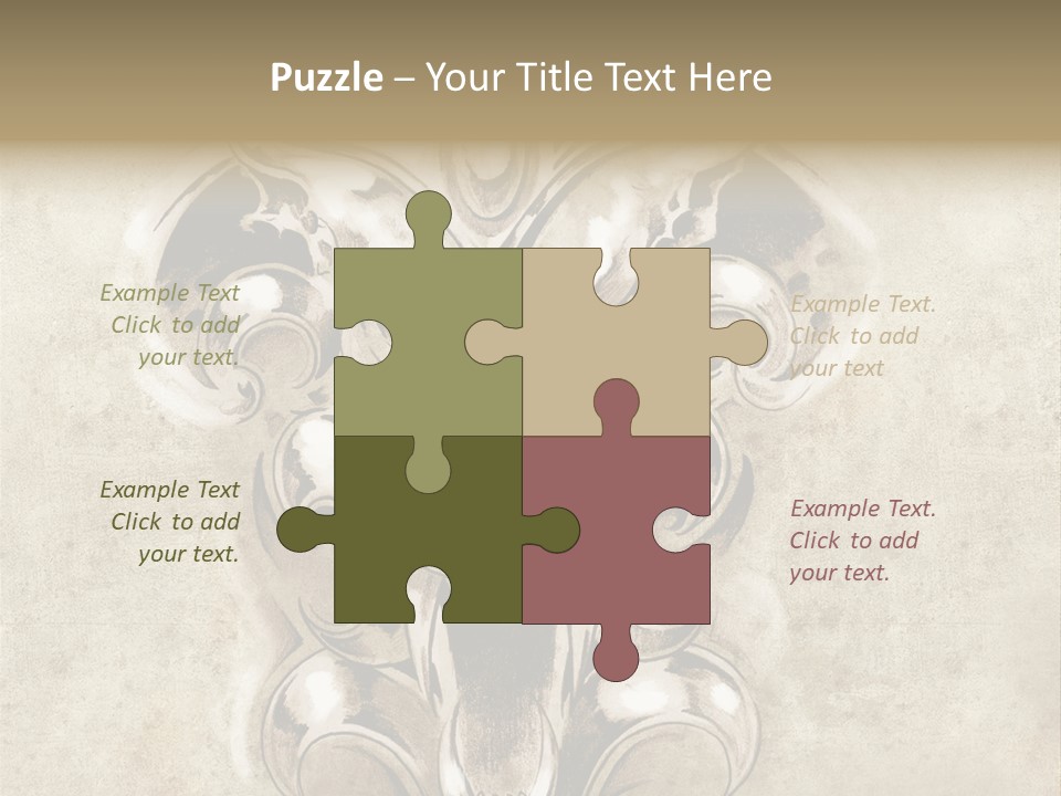 Smile Traditional Decorative PowerPoint Template