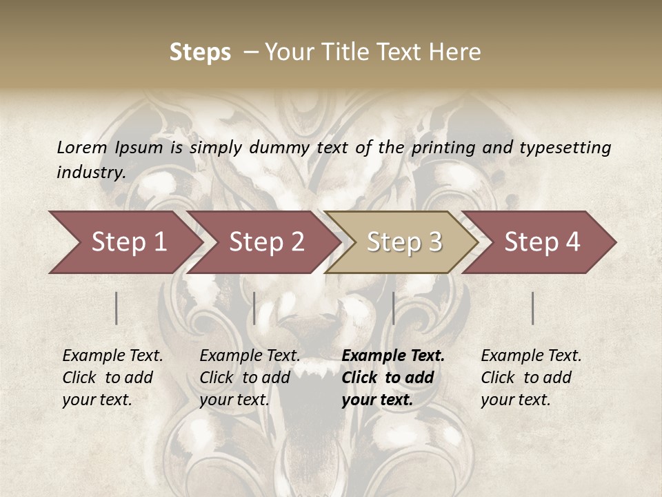 Smile Traditional Decorative PowerPoint Template