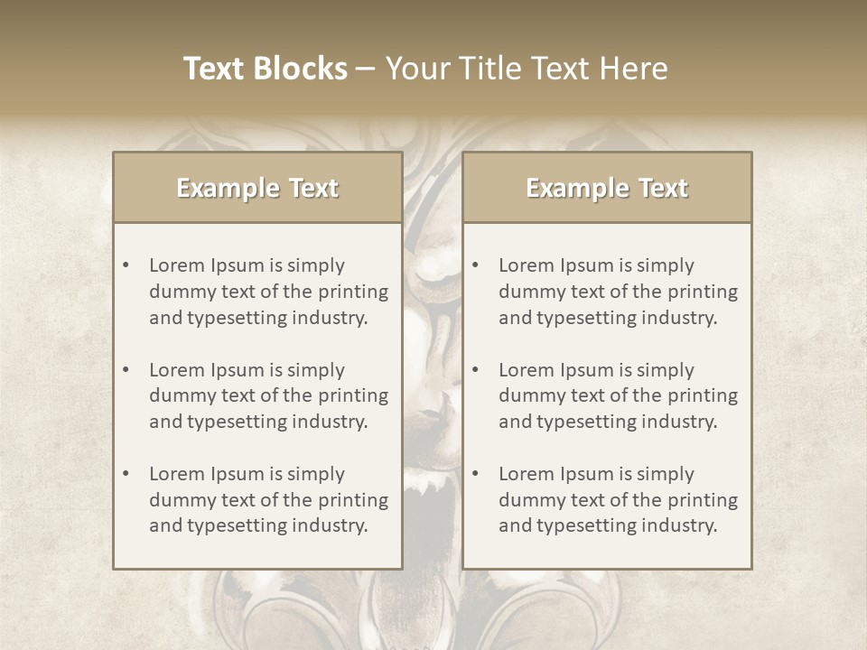Smile Traditional Decorative PowerPoint Template