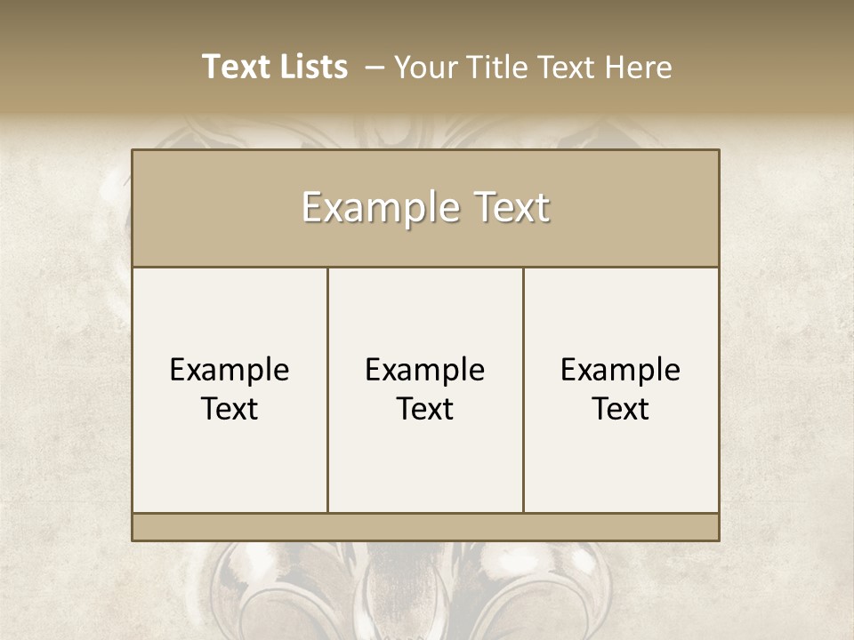 Smile Traditional Decorative PowerPoint Template