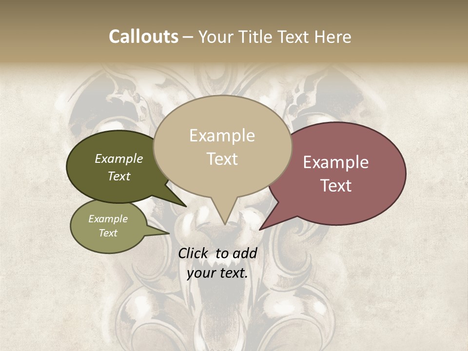 Smile Traditional Decorative PowerPoint Template