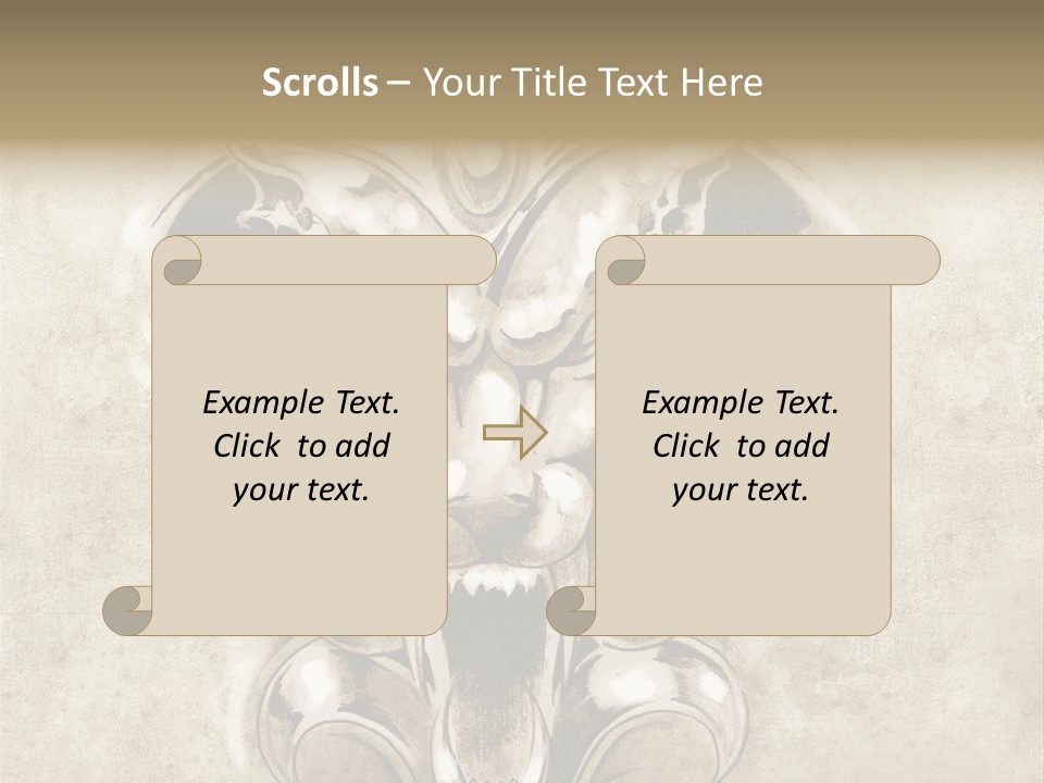 Smile Traditional Decorative PowerPoint Template